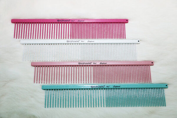 Beauty kam mellangrov/fin, glittrig pastell
